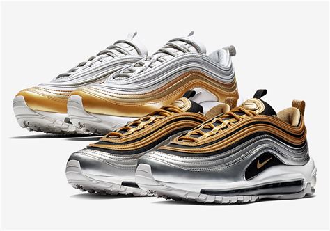 nike air max 97 damen schwarz gold|air max 97 metallic gold.